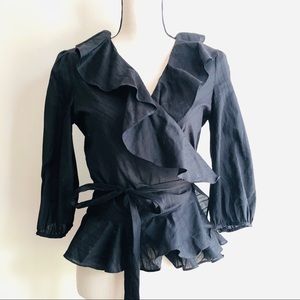 Ralph Lauren Wrap Blouse